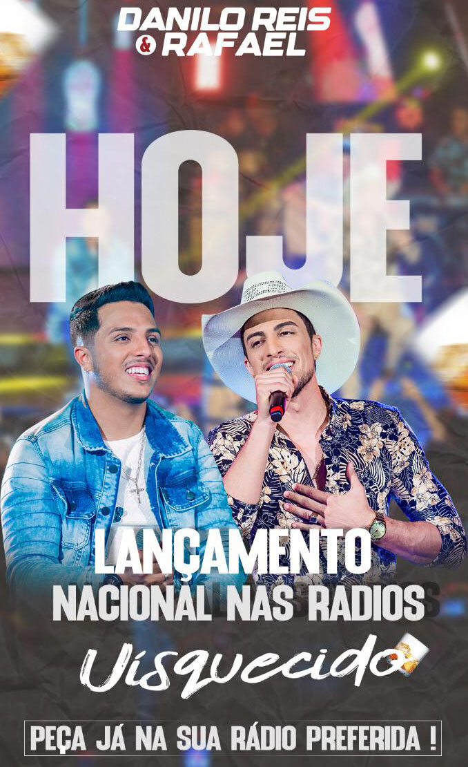 Danilo Reis & Rafael lançam ‘Uísquecido’ nas rádios de todo o Brasil.