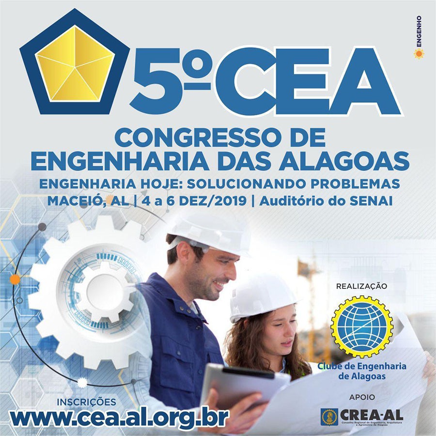 Clube de Engenharia de Alagoas realiza o 5º CEA.