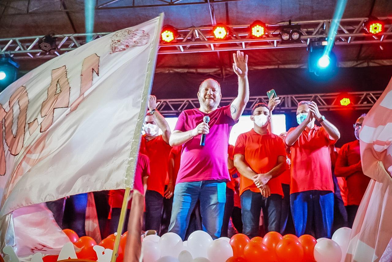 Em Santa Helena, Othelino reitera apoio à reeleição de Zezildo Almeida