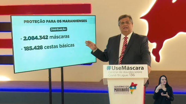 Governador Flávio Dino, anunciou as medidas restritivas de combate ao Covid-19