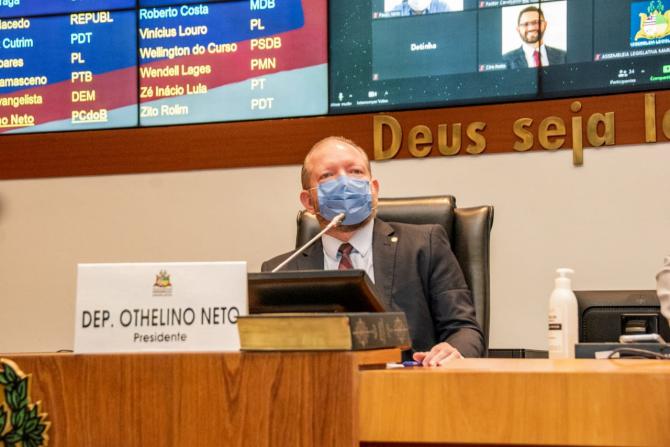Othelino destaca aprovação de novas matérias voltadas ao combate da Covid-19