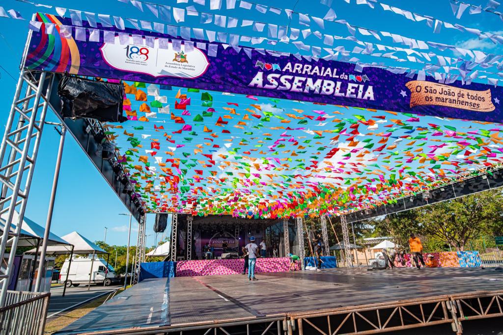 Arraial da Assembleia será aberto nesta quinta-feira com ampla estrutura e vasta programação. Em destaque aqui na Portfólio Vip