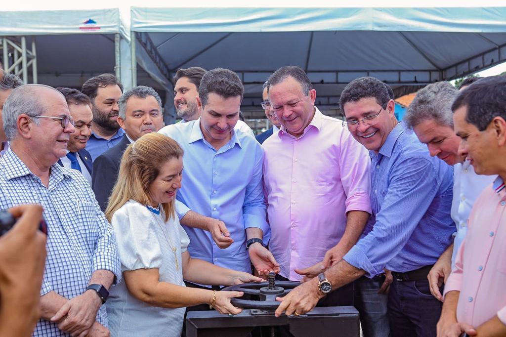 Iracema Vale prestigia inauguração da Estação de Tratamento de Esgoto do Anil. Em destaque aqui na Portfólio Vip