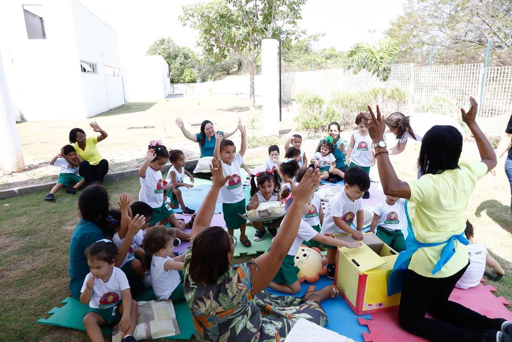 Creche-Escola Sementinha celebra Dia Nacional da Educação Infantil com atividades lúdicas. Em destaque aqui na Portfólio Vip
