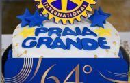Jantar de Aniversário 64 Anos do Rotary Club de São Luís Praia Grande. Em destaque aqui na Portfólio Vip