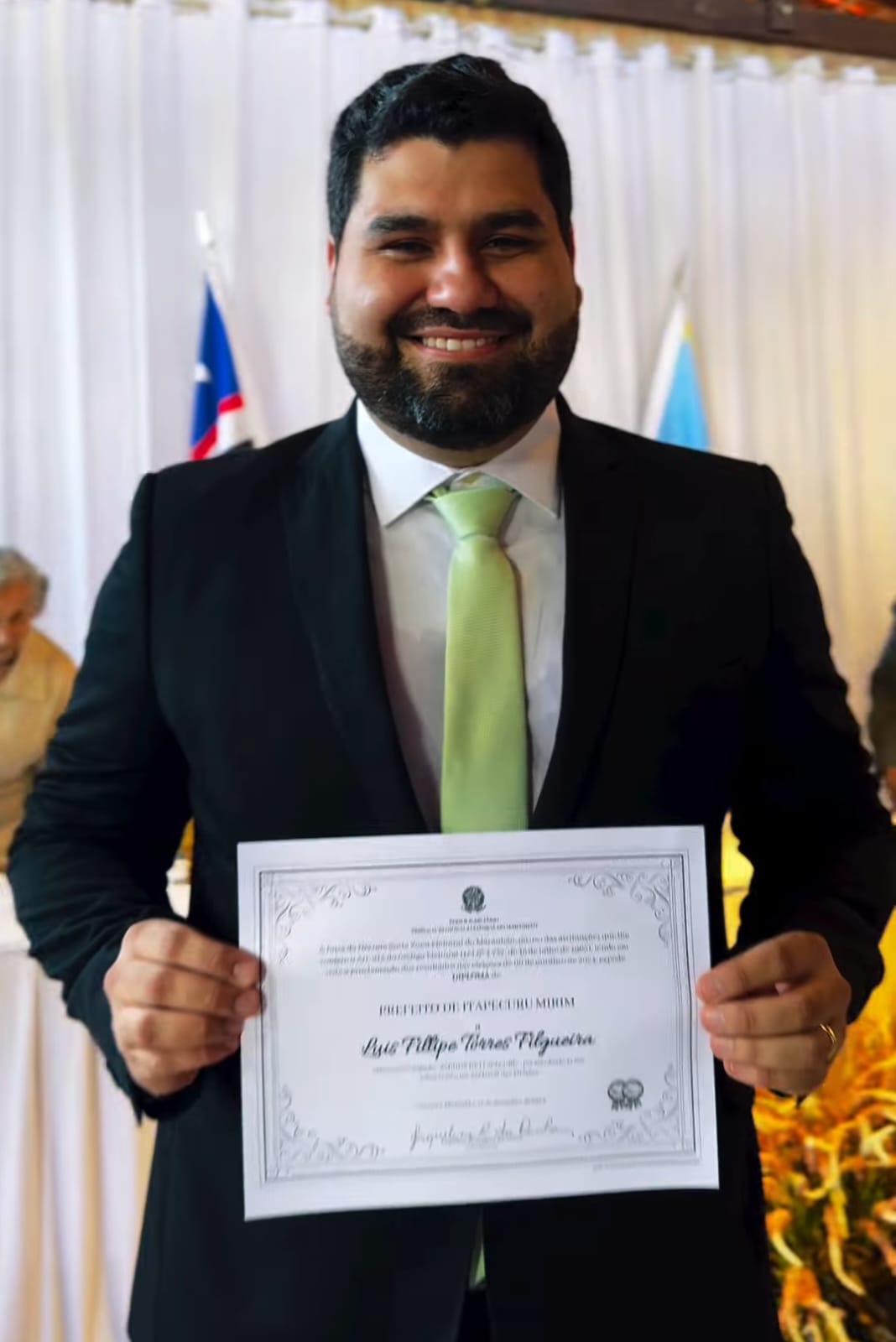 Diplomação do prefeito de Itapecuru Fillipe Marreca do vice Irmão Verde e vereadores. Em destaque aqui na Portfólio Vip