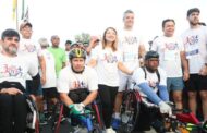 Deputados e autoridades parabenizam presidente Iracema Vale por realização da Corrida Alema. Em destaque aqui na Portfólio Vip.