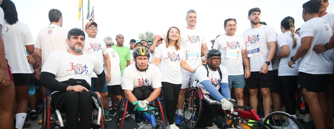 Deputados e autoridades parabenizam presidente Iracema Vale por realização da Corrida Alema. Em destaque aqui na Portfólio Vip.