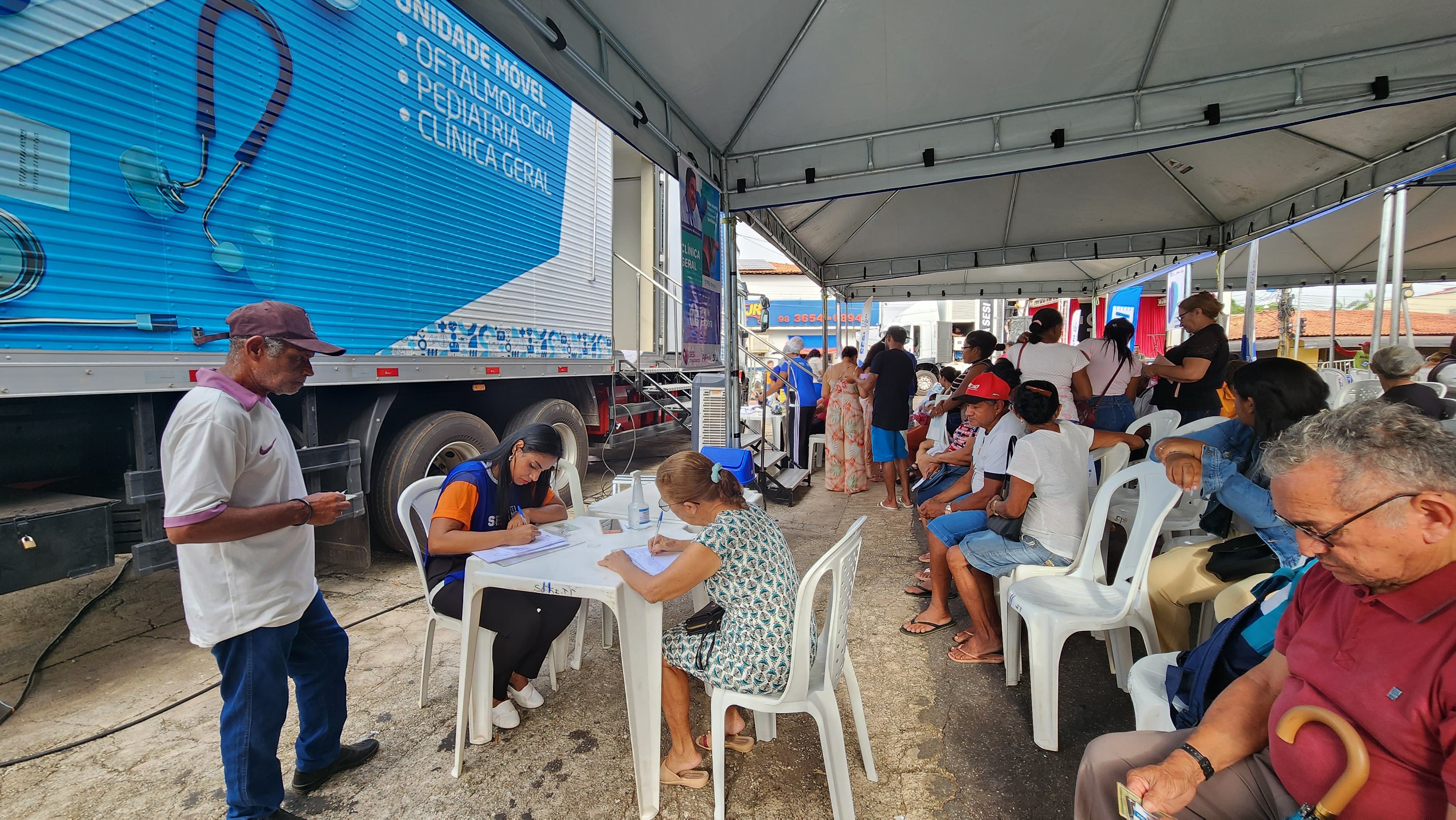 SESI Itinerante em Santa Luzia deve realizar 6 mil atendimentos. Em destaque aqui na Portfólio Vip.