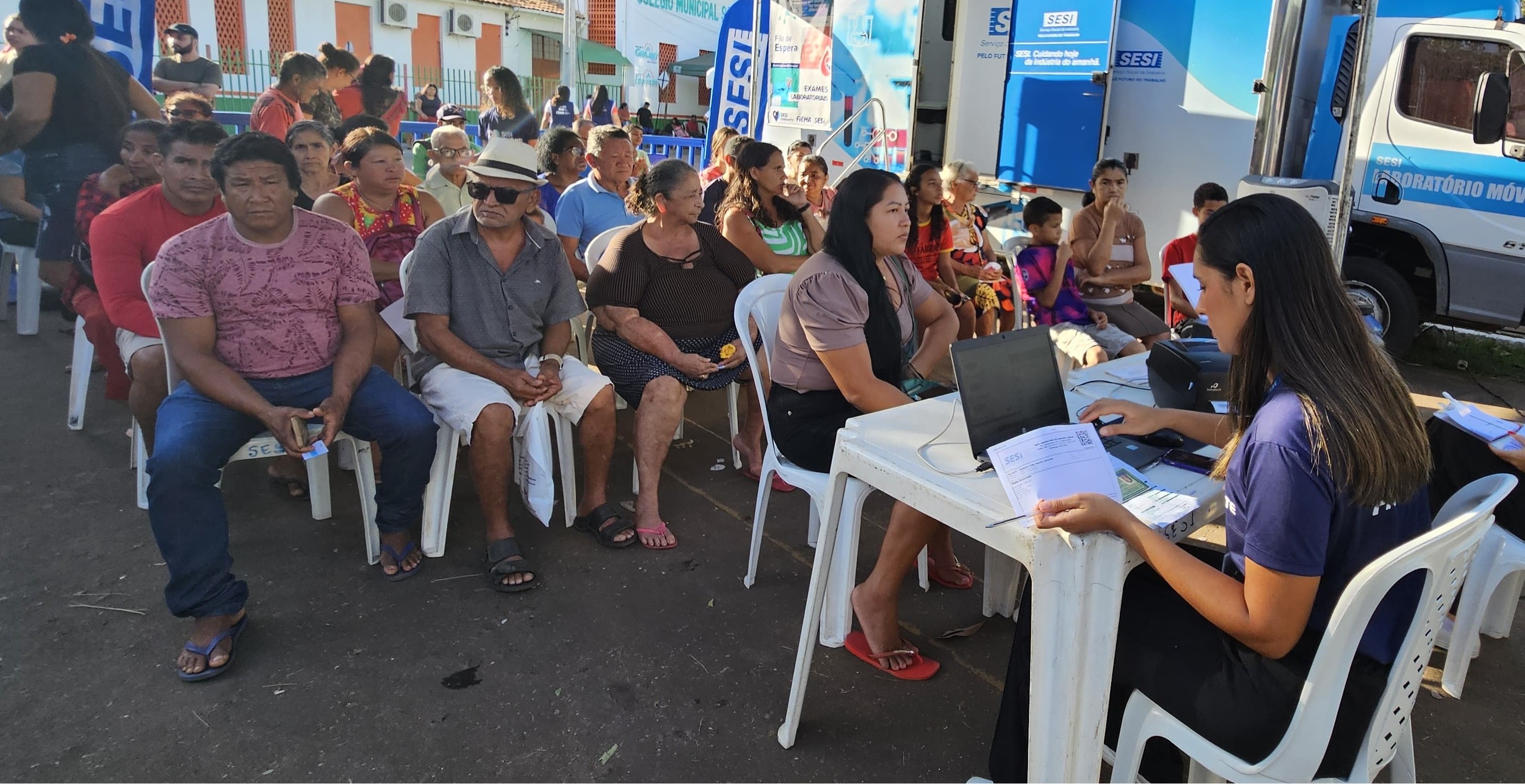 SESI Itinerante realiza 5.890 serviços em Grajaú. Em destaque aqui na Portfólio Vip.