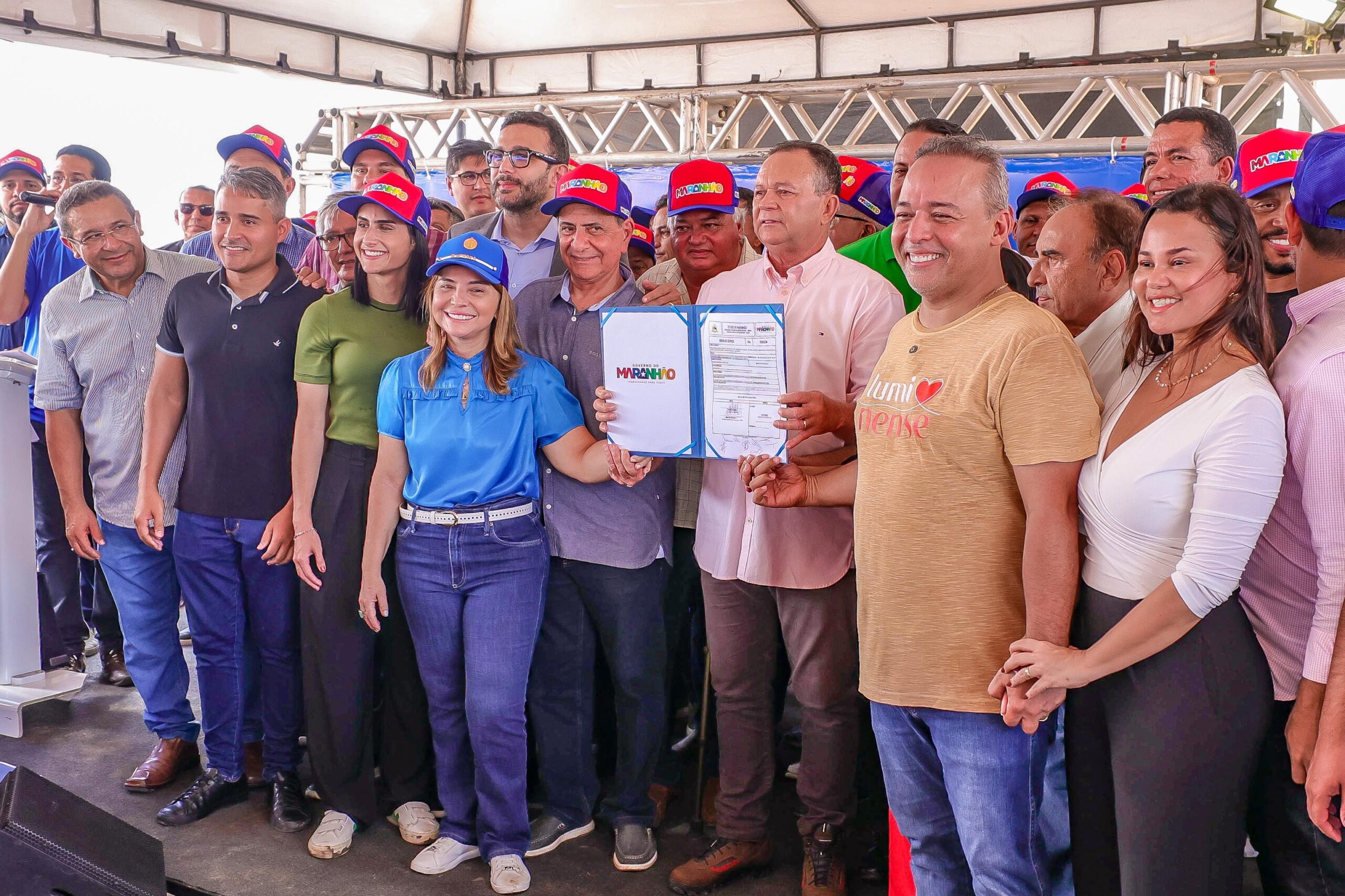 Iracema Vale participa do lançamento da duplicação da rodovia MA-204. Em destaque aqui na Portfólio Vip.