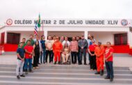 Tuntum recebe visitas dos Comandantes Gerais da Polícia Militar e do Corpo de Bombeiros do Maranhão. Em destaque aqui na Portfólio Vip.