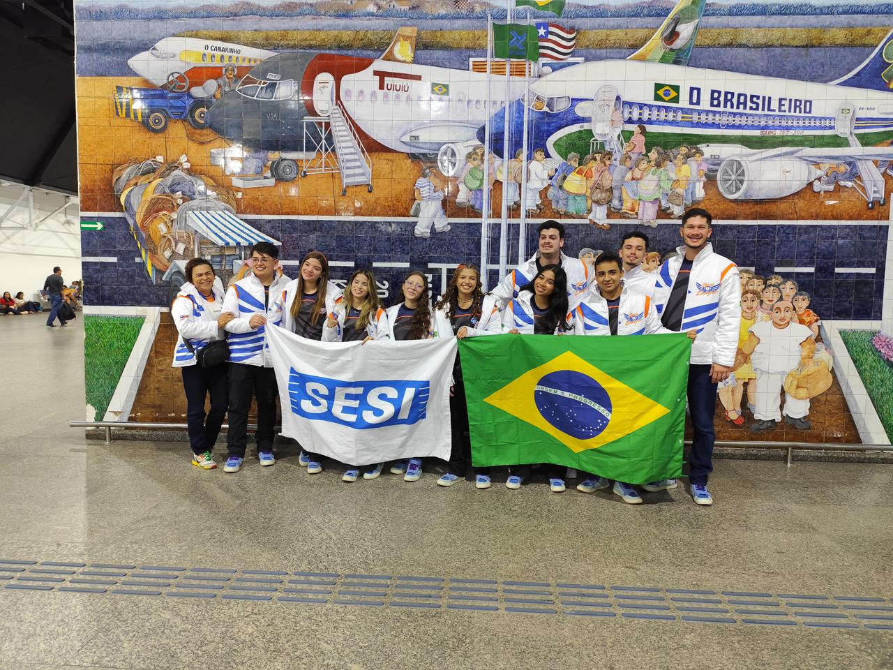 SESI-MA participa de torneio internacional de robótica nos Estados Unidos. Em destaque aqui na Portfólio Vip.