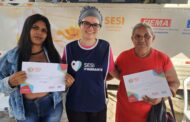 SESI Itinerante atende mais de 2 mil pessoas em Barreirinhas. Em destaque aqui na Portfólio Vip.