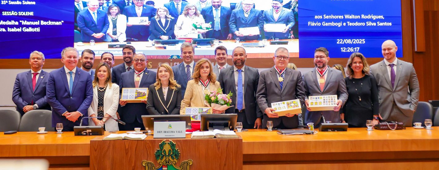 Assembleia entrega Medalha “Manuel Beckman” a ministros do Judiciário e da Corte de Contas. Em destaque aqui na Portfólio Vip.