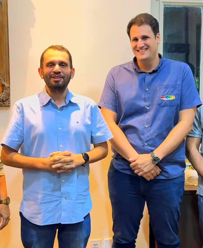 Prefeito Fernando Pessoa junto à Orleans Brandão anuncia importantes conquistas para Tuntum em agenda em São Luís. Em destaque aqui na Portfólio Vip.