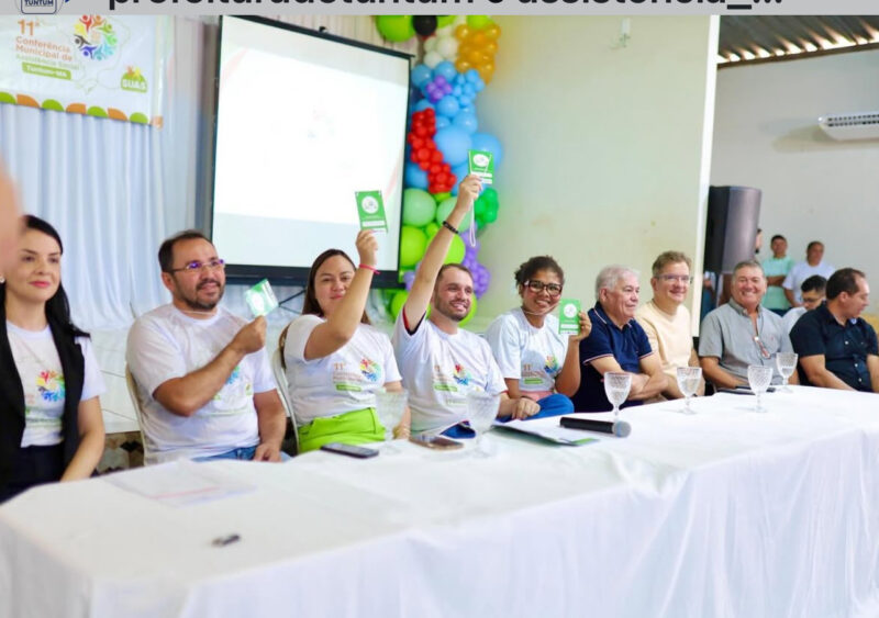 Tuntum Realiza 11ª Conferência Municipal de Assistência Social. Em destaque aqui na Portfólio Vip.