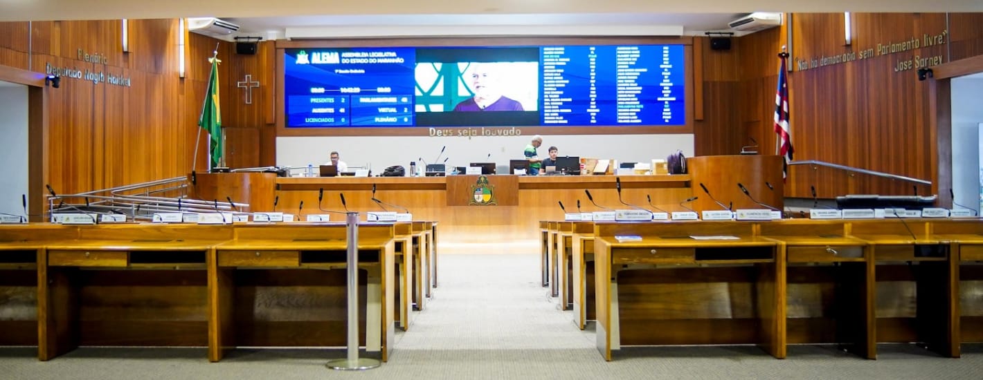 Assembleia Legislativa do Maranhão retoma atividades, na próxima terça-feira, com plenário modernizado. Em destaque aqui na Portfólio Vip.