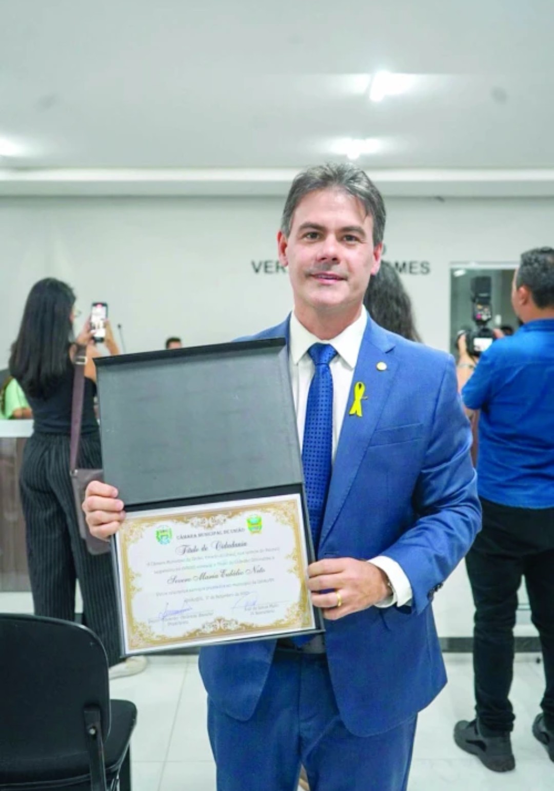 Deputado Severo Eulálio (presidente da Assembleia Legislativa do Piauí-ALEPI) é o mais novo cidadão unionense. Em destaque aqui na Portfólio Vip.
