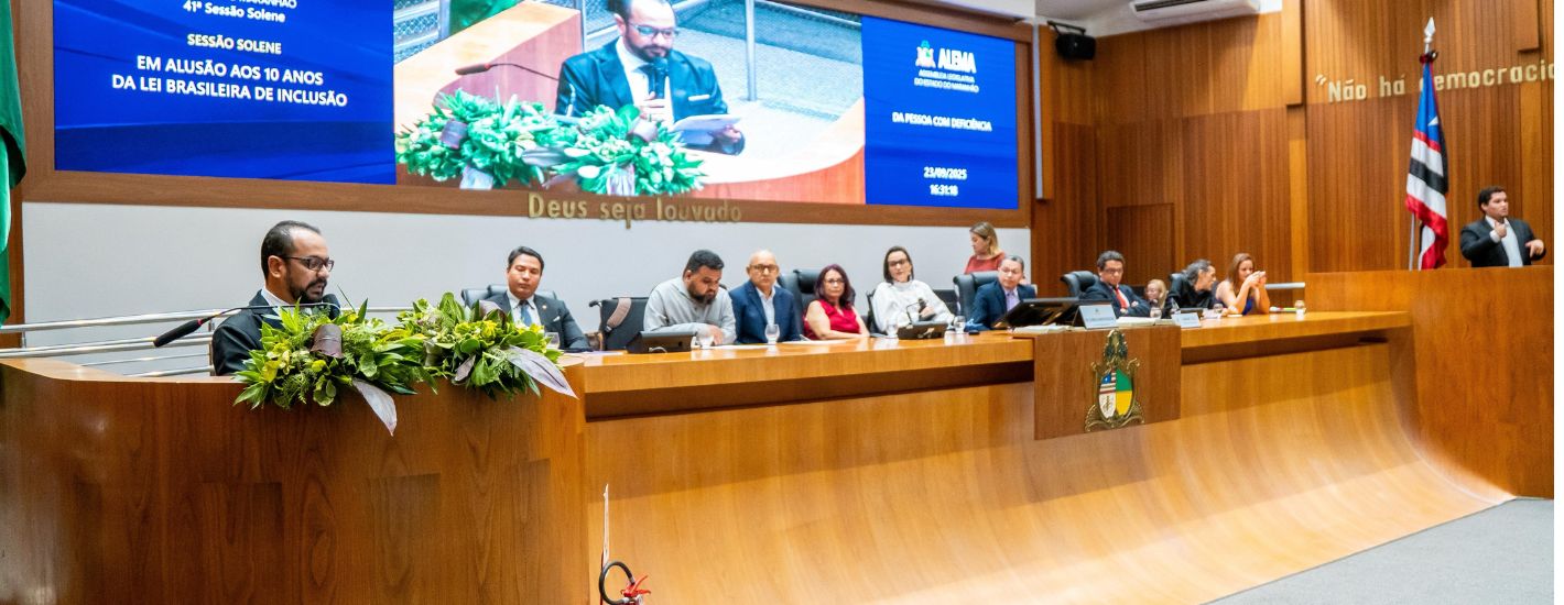 Sessão solene homenageia os 10 anos da Lei Brasileira de Inclusão da Pessoa com Deficiência. Em destaque aqui na Portfólio Vip.