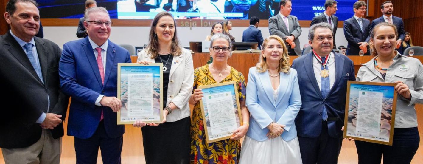 Assembleia e TJMA celebram entrega do Registro Imobiliário do Parque Nacional dos Lençóis Maranhenses. Em destaque aqui na Portfólio Vip.