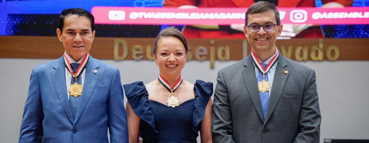 Assembleia entrega Medalha ‘Manuel Beckman’ a três personalidades maranhenses. Em destaque aqui na Portfólio Vip.