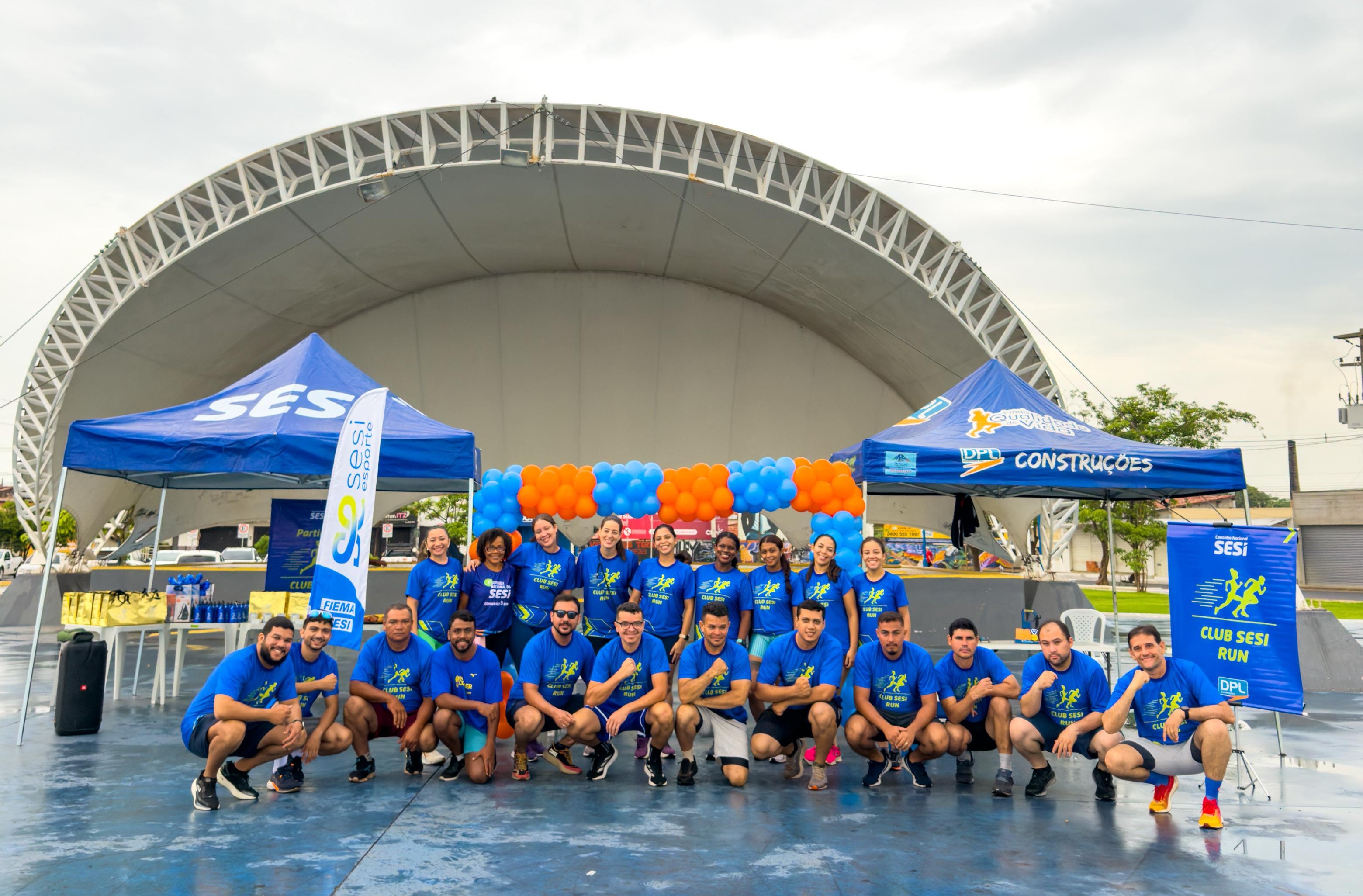 SESI-MA promove saúde, integração e qualidade de vida com Clube de Corrida, em Imperatriz. Em destaque aqui na Portfólio Vip.