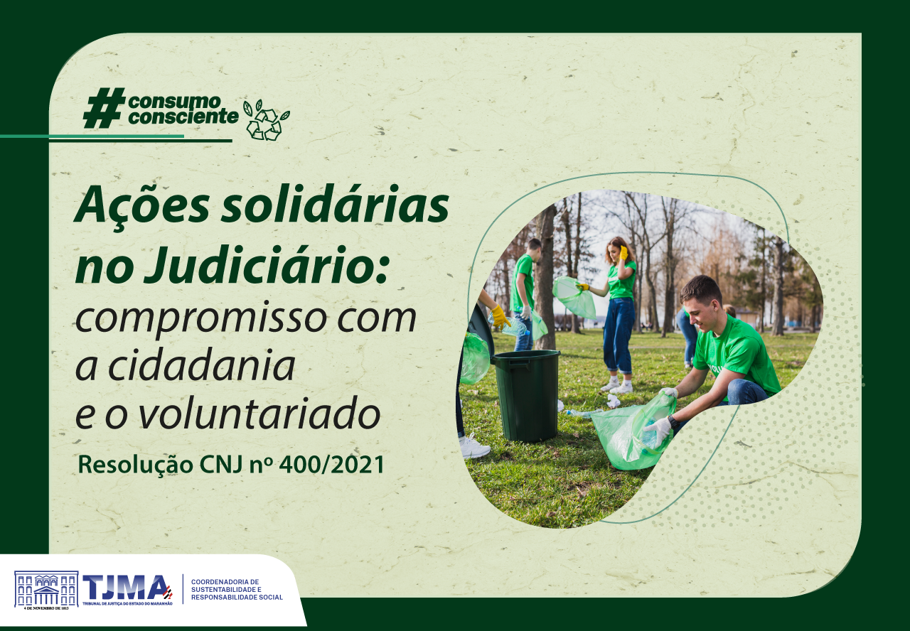 Ações solidárias fortalecem compromisso social do Judiciário maranhense. Em destaque aqui na Portfólio Vip.