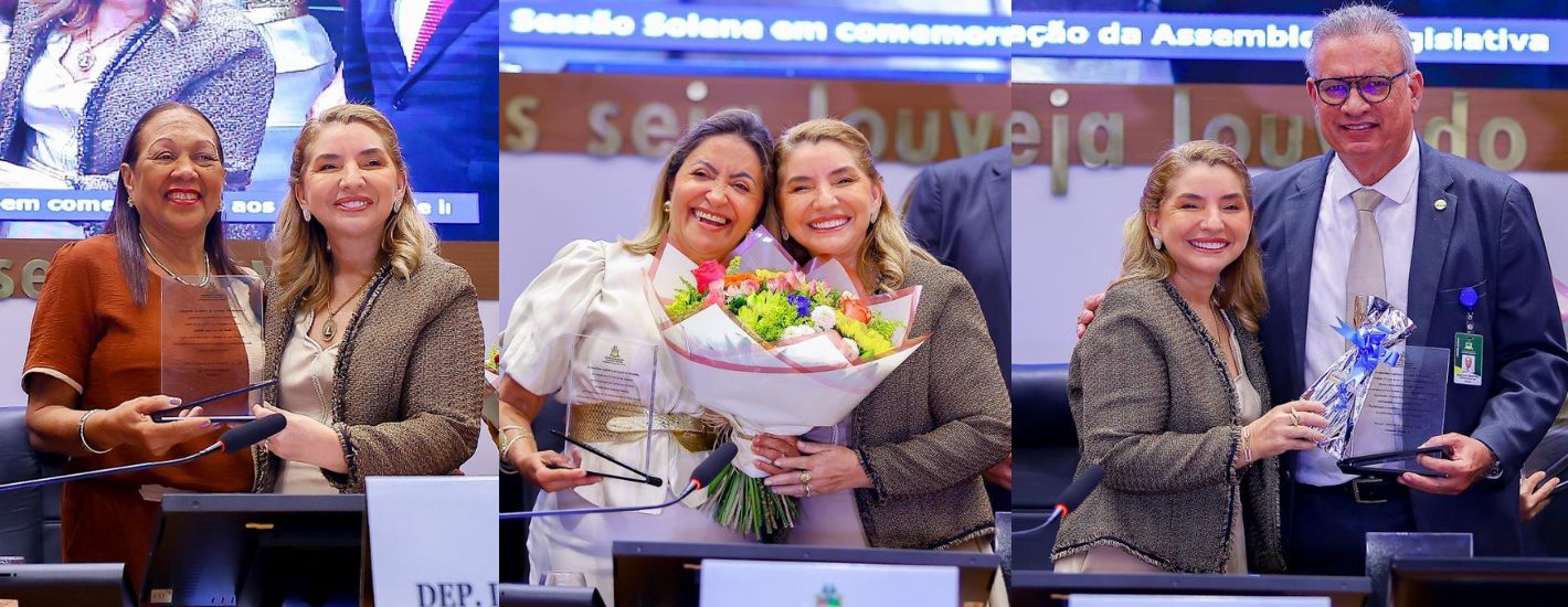 Servidores da Alema recebem homenagem em sessão solene que celebrou 191 anos da Casa. Em destaque aqui na Portfólio Vip. Em destaque aqui na Portfólio Vip.