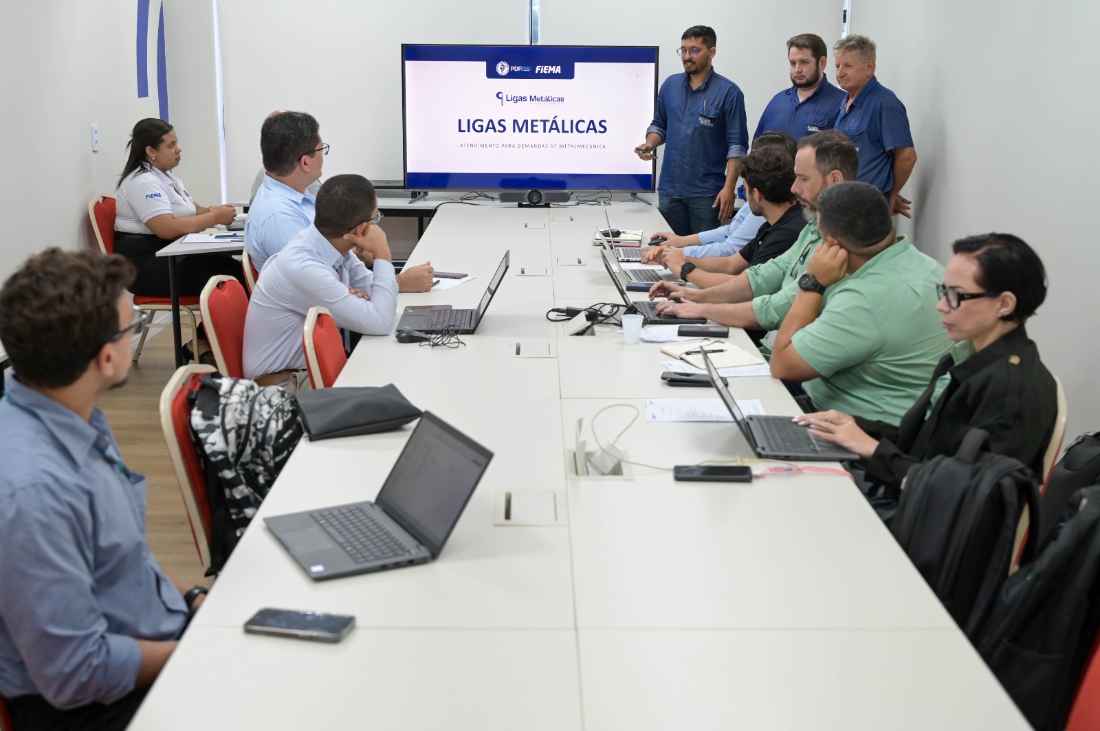 PDF Maranhão faz primeiro pitch técnico com empresas de metalmecânica. Em destaque aqui na Portfólio Vip.