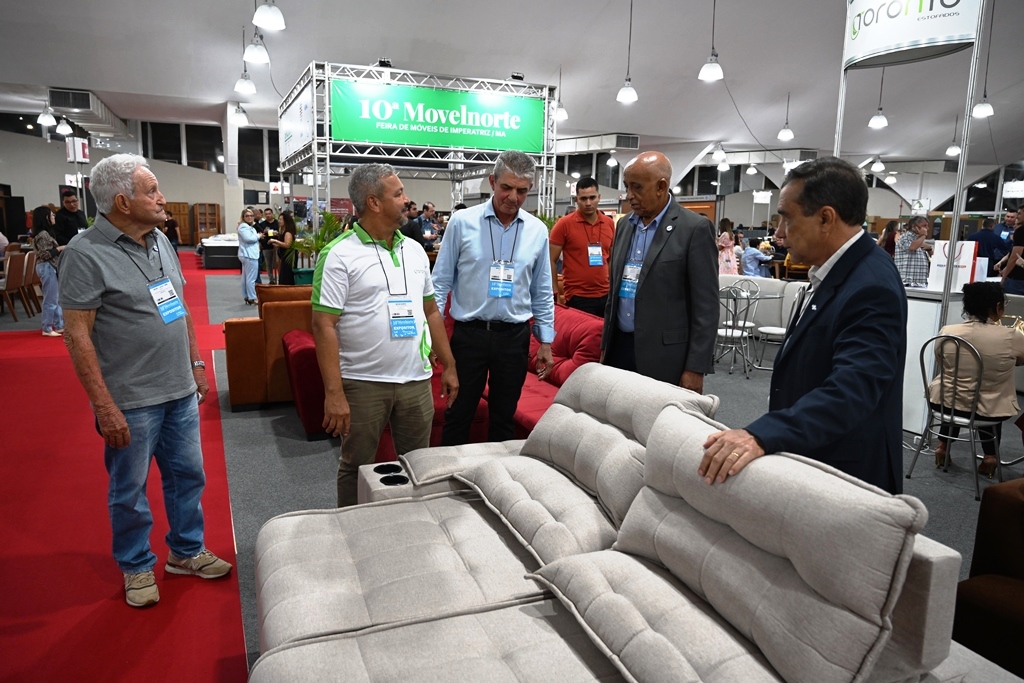 Presidente da FIEMA participa da abertura da Movelnorte, que celebra 20 anos. Em destaque aqui na Portfólio Vip.