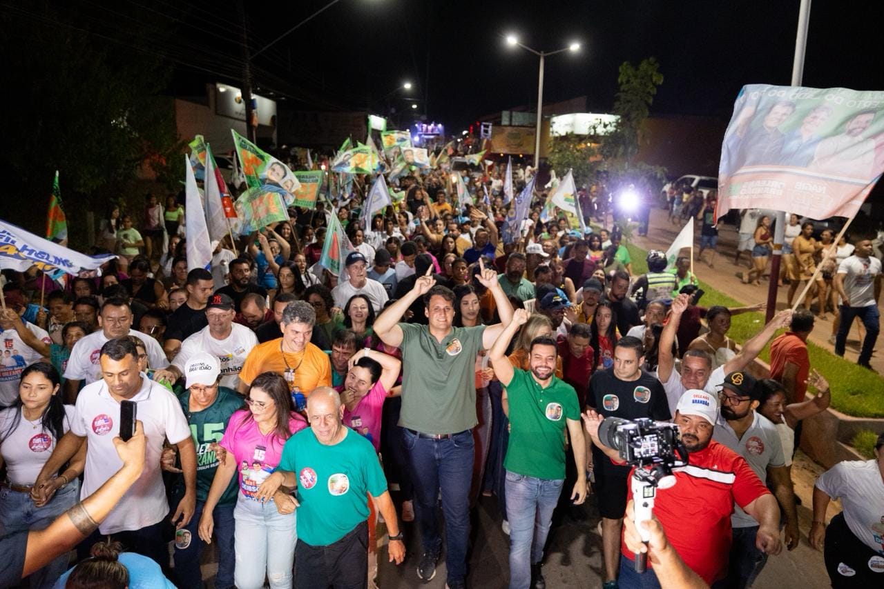 Caminhada com Orleans Brandão reúne 5 mil pessoas em Trizidela do Vale. Em destaque aqui na Portfólio Vip.
