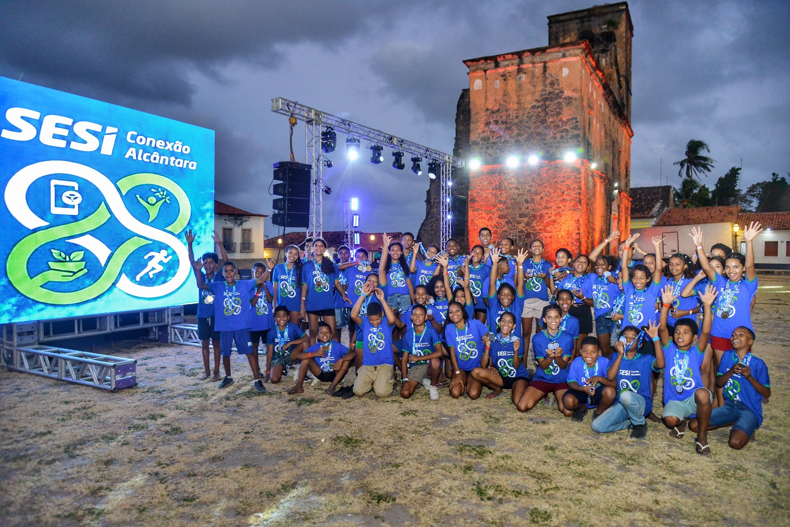Projeto Conexão SESI Alcântara celebra esporte, cultura e tradição quilombola. Em destaque aqui na Portfólio Vip.