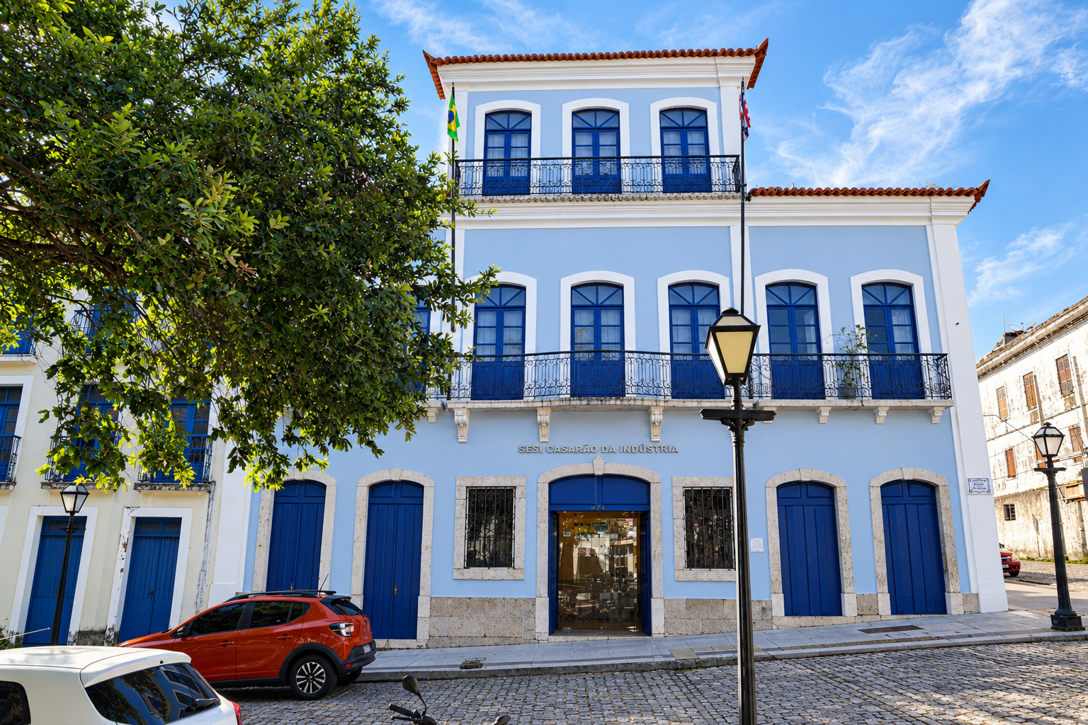 SESI-MA leva cultura e diversão para a Praça João Lisboa. Em destaque aqui na Portfólio Vip.